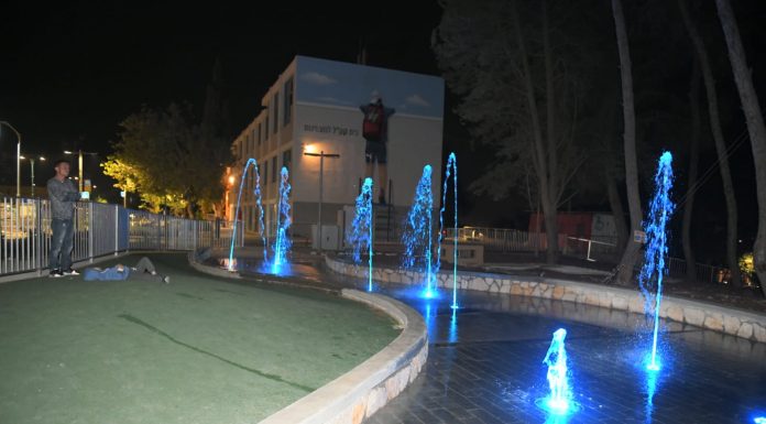 המזרקה החדשה ברסקו הוקמה במימון קק"ל