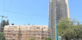 שישה בנייני מגורים ישנים בשכונה הדרומית בנצרת עילית שינו את פניהם ללא היכר