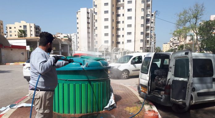 אגף שפ"ע של עיריית עפולה יצא במבצע ניקיונות חסר תקדים