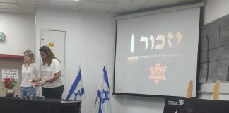 זוכרים את נספי השואה לראשונה על אדמת ישראל .