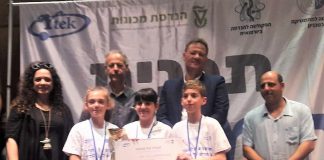 מקום השני באולימפיאדת המח"ר 2019