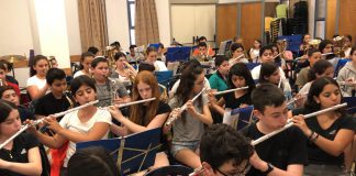 ילדי עפולה מתכוננים לשירת ההמונים