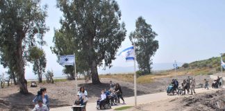 תלמידי יובלים בבסיס רמת דוד
