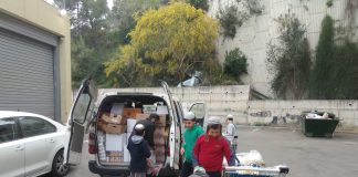 נוער הגרעין תורני ציוני בימי התנדבות למען הקהילה