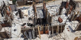 הבית הראשון שנבנה באמצעות בלוק קרמי באזור הצפון