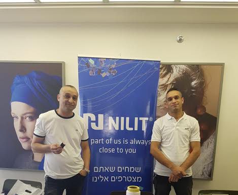 עלאא וסעיד, למדו ביחד, סיימו ביחד, מנהלים ביחד. ביריד התעסוקה במכללה .