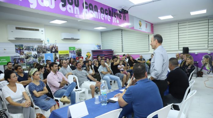 שיח פתוח לצעירים עם ראש העיר וראשי המינהל בעירייה
