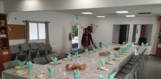 משפחות הגרעין מתנדבות להכין את מיטב המאכלים בשמחה רבה