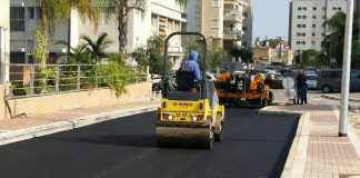 4 מיליון שקלים הושקעו בסלילת כבישים ברחבי העיר