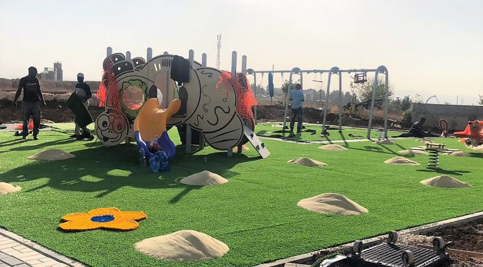 העירייה מקימה גינות ציבוריות וגני משחק ברחבי העיר