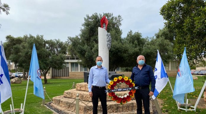 טקס יום הזיכרון לשואה ולגבורה בעכו שודר ברשת החברתית