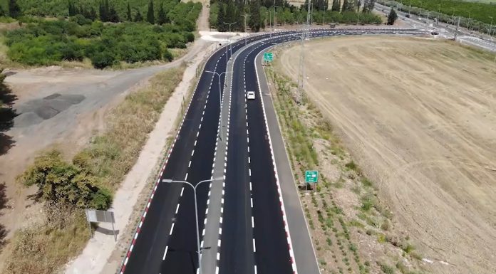 כביש 73 והחיבור בין תחנת המשטרה לרחוב קרן היסוד נפתחו לתנועה
