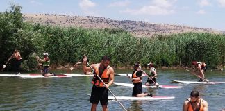 קבוצה ראשונה לאחר הקורונה בילתה באתר השייט והאטרקציות אינדי פארק על גדות הירדן