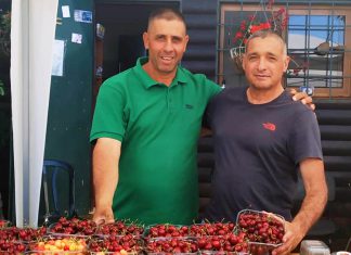 ירון בלחסן מנכ"ל ארגון מגדלי הפירות בישראל ערך סיור במטעי משפחת החקלאים עלם מג'יש (גוש חלב) וב'חוות הסוואנה' החקלאית-תיירותית לקטיף עצמי