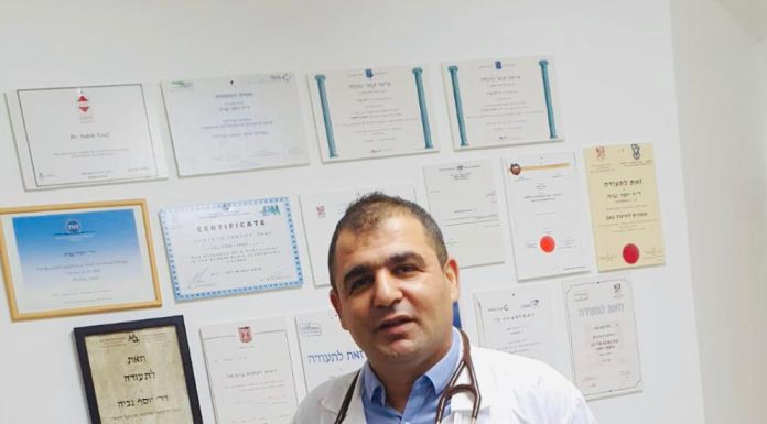 ד"ר נביה יוסף, מנהל היחידה לרפואה דחופה במרפאת כללית צפת מרכז