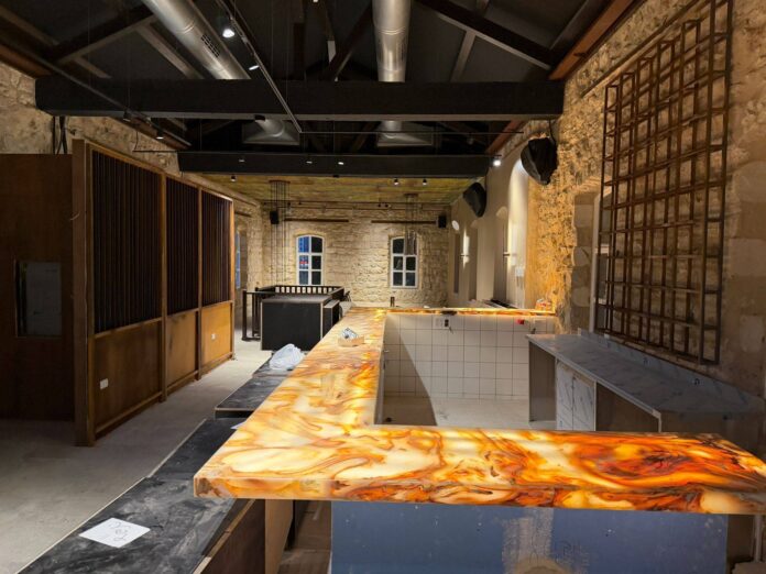 ההכנות להקמת מסעדה איטלקית יוקרתית