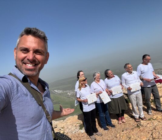 משלחת של נוצרים אוהבי ישראל ביקרה השבוע בגליל, בגבול לבנון וסוריה ובמוקדים מרכזיים ברחבי ישראל