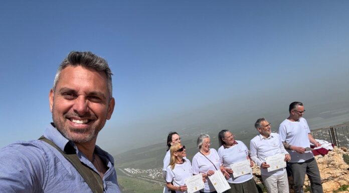 משלחת של נוצרים אוהבי ישראל ביקרה השבוע בגליל, בגבול לבנון וסוריה ובמוקדים מרכזיים ברחבי ישראל