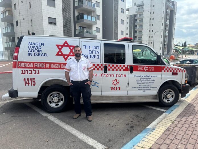 פראמדיק מדא צארלי חורי - צילום דוברות מדא