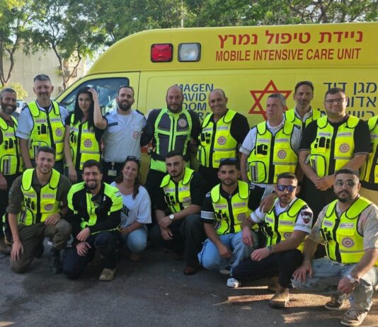 מועצה אזורית גולן: 21 חובשי רפואת חירום מתנדבי מד"א הצטרפו ליחידת הכוננים של הארגון וקיבלו תיקי כונן איתם יצילו חיים