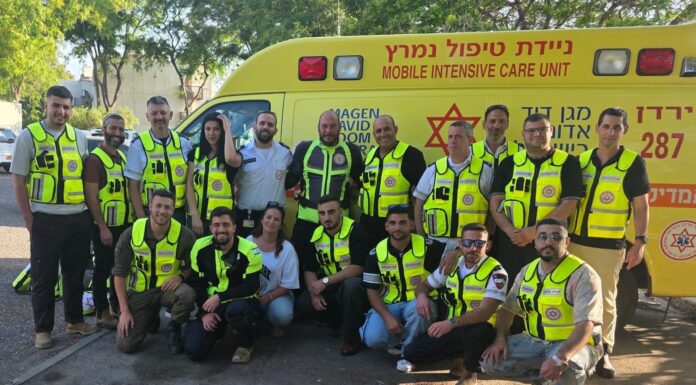 מועצה אזורית גולן: 21 חובשי רפואת חירום מתנדבי מד"א הצטרפו ליחידת הכוננים של הארגון וקיבלו תיקי כונן איתם יצילו חיים